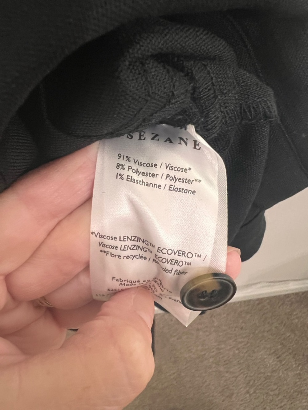 Sézane Gemini Dress like new  w/belt - Picture 9 of 9